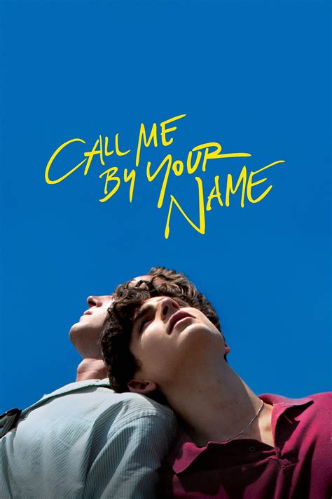 call me by your name film poster